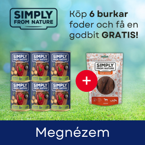 SIMPLY FROM NATURE Kaufe 6 Dosen Hundefutter und erhalte eine Leckerei GRATIS