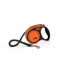 FLEXI Xtreme M Tape 5 m orange longe automatique