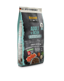 BELCANDO Adult Grain Free Ocean M-XL 1 kg Croquettes au saumon pour chiens adultes de moyennes et grandes races
