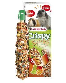 VERSELE-LAGA Prestige crispy sticks fruits four pour lapins de compagnie et cobayes 110 g