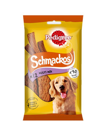 PEDIGREE Schmackos 12 pcs.. friandise pour chien au boeuf 86 g