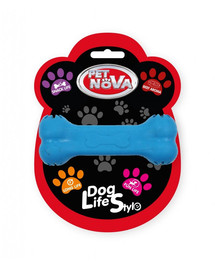 PET NOVA Dog Lifestyle Os à mâcher 11cm, bleu, arôme boeuf