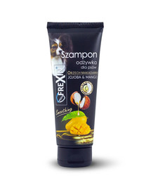 FREXIN Shampooing et après-shampooing 2 en 1 pour chiens Jojoba et mangue 220 g