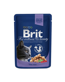 BRIT Premium Cat Adult Cod Fish 24 x 100g