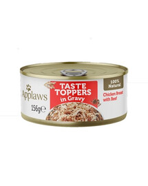 APPLAWS Taste Toppers Pierś z kurczaka z wołowiną w galaretce 156 g