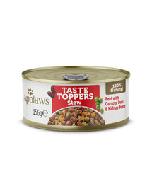 APPLAWS Taste Toppers Gulasz z wołowiną, marchewkami i groszkiem 156 g