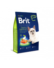 BRIT Cat Premium by Nature Sterilised salmon 8 kg