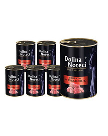DOLINA NOTECI Premium Ricco di carne di vitello per gatti adulti 12 x 400g