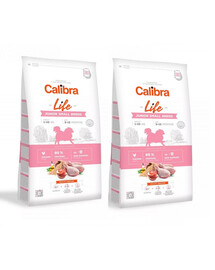 CALIBRA Dog Life Junior Small Breed Chicken 12 kg (2 x 6 kg)