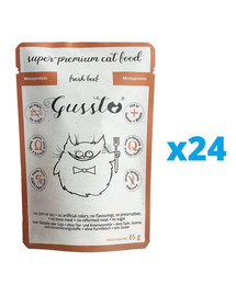 GUSSTO Cat Fresh Wild Boar 24x85g