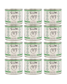 GUSSTO Cat Fresh Chicken mokra karma dla kotów świeży kurczak 12x200 g