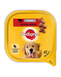 PEDIGREE Adult tacka 300 g mokra karma dla psów z wołowiną i wątróbką w musie