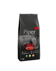 PIPER cibo secco per cani con manzo 12kg