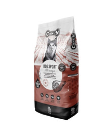 CANUN Dog Sport 20 kg Alimento a base di manzo per cani energici e sportivi