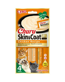 INABA Churu Skin&Coat 4x14g z kurczakiem dla kota