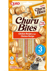 INABA Churu Bites Chicken wraps 3x10g wrapy z kurczakiem dla kota