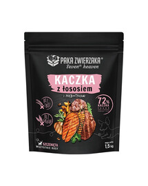 PAKA ZWIERZAKA Karma Kaczka łosoś szczenięta 1,5kg
