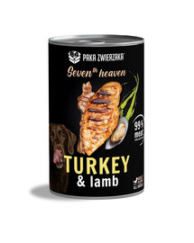 PAKA ZWIERZAKA Seventh Heaven Indyk i jagnięcina (turkey&lamb) 6x400 g