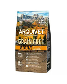 ARQUIVET Grain Free Adult Tacchino con verdure 12 kg