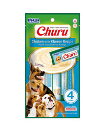 INABA Churu Chicken with cheese 4x14g kurczak z serem dla psa