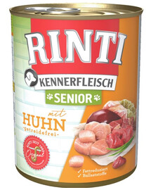 RINTI Kennerfleish Senior Chicken 400 g con pollo per cani più anziani