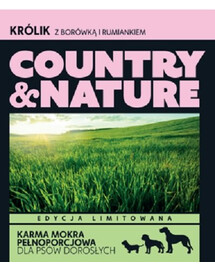 COUNTRY&NATURE Bezzbożowa karma królik 400 g