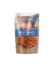 COMFY Appetit Maet Fancy Paski Łososia 50 g wysokobiałkowy przysmak dla kotów