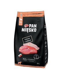 PAN MIĘSKO Cielęcina z indykiem XS 20kg