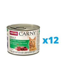 BRIT Premium By Nature Adult Medium M - Nourriture complète au poulet pour les chiens adultes de race moyenne - 15 kg + nourriture humide au boeuf 6x400 g
