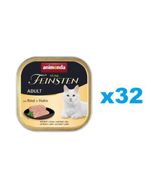 ANIMONDA vom Feinstein Adult wołowina i kurczak 32x100 g