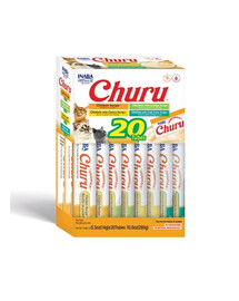 INABA Churu Varieties Chicken Recipe 20x14g bocconcino cremoso al pollo per gatti