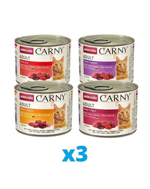 ANIMONDA Carny mix smaków 12 x 200 g