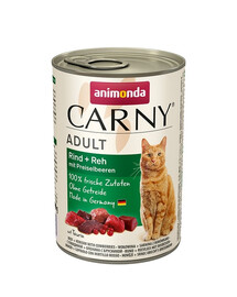 ANIMONDA Carny Adult 400 g manzo, capriolo e mirtilli rossi