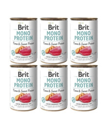 BRIT Mono Protein Tuna & Sweet Potato 6x400 g monoproteinowa karmatuńczyk i batat
