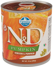 FARMINA N&D Pumpkin karma mokra dla psa - jeleń i dynia 285 g