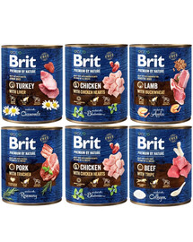 BRIT Premium by Nature Mix gusti 6 x 800g