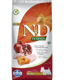 FARMINA N&D Pumpkin chicken&pomegranate adult mini 7 kg