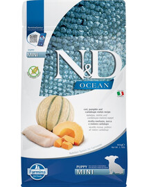 FARMINA N&D Ocean Puppy Mini Cod, Pumpkin and Cantaloupe 800 g