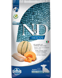 FARMINA N&D Ocean Puppy Mini Cod, Pumpkin and Cantaloupe 7 kg