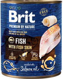 BRIT Premium by Nature Fish&Fish Skin 800g pesce e pelle di pesce per cani