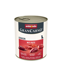 ANIMONDA GranCarno Junior wieprzowina i indyk dla szczeniąt 800 g