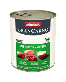 ANIMONDA GranCarno Adult wieprzowina z dziczyzną i jabłkiem 800 g