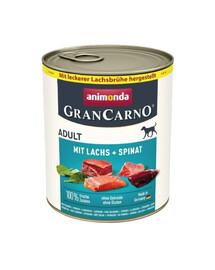 ANIMONDA GranCarno Adult lax och spenat 800g