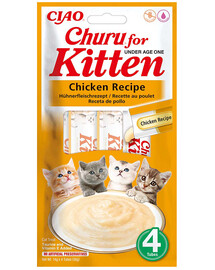 Churu Kitten Chicken 4x14 g przysmak z kurczakiem dla kociąt