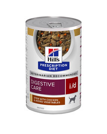 Prescription Diet Canine i/d Digestive Care Stew z kurczakiem i warzywami 354 g w puszce