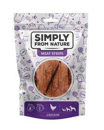 Meat Strips Mięsne paski z kurczaka dla psów 80 g