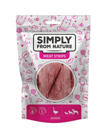 Meat Strips Mięsne paski z gęsi dla psów 80 g