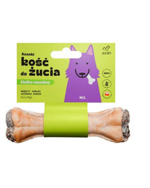 AZANKI Ben med insekter och kokos för hund M/L 17cm