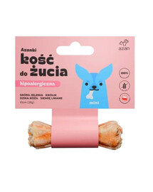 AZANKI Benknot av älgskinn för hund Mini 10cm