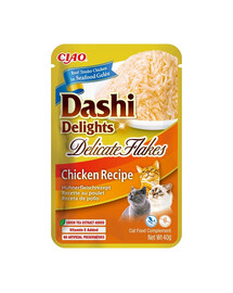 Cat Dashi Delights Delicate Flakes Kurczak 40g